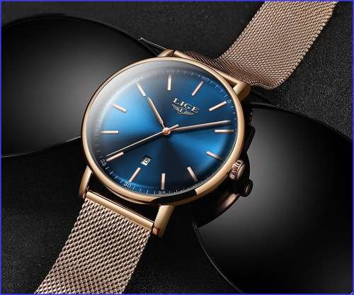 ** CLASSIC  ~ Modern Trendy * BIG DIAL* LIGE 9908- Top Luxury All Steel *FULL HOUSE!