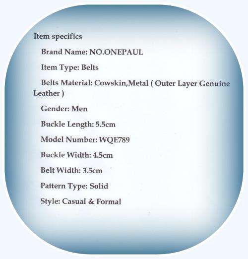 *Men * Designer Black Buckle Black Leather Automatic Waist Belt+ Ladies Leather Belt(Gift )