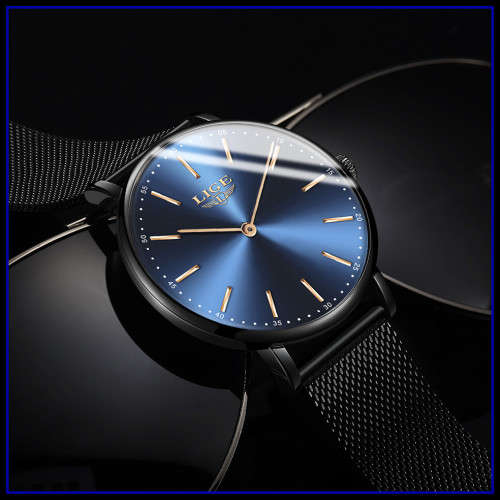 ** CLASSIC - Modern Trendy * BIG DIAL* LIGE 9895- Luxury All Steel *FULL HOUSE!