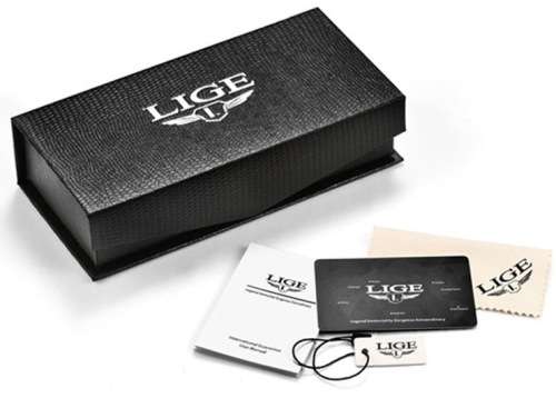 ** $89**  Relogio Masculion* DEEP DISH* LIGE 9899 Top Luxury *6 Hands* Chronograph Watch Men*