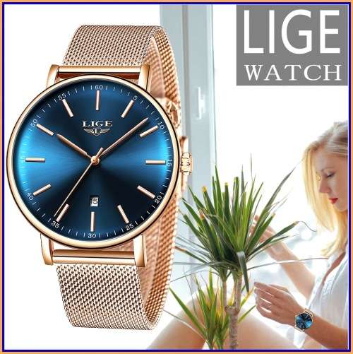 ** CLASSIC  ~ Modern Trendy * BIG DIAL* LIGE 9908- Top Luxury All Steel *FULL HOUSE!