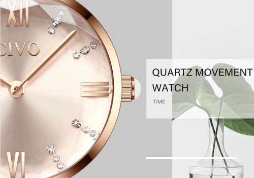 Civo *8059C* Ladies Top Luxury FULL Steel Quality Watch **Silver Dial **