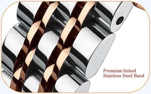 Civo *8059C* Ladies Top Luxury FULL Steel Quality Watch **Silver Dial **