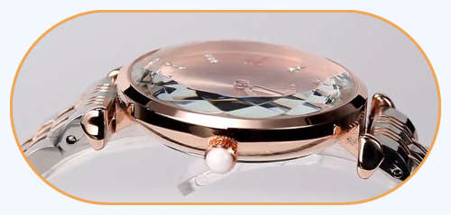 Civo *8059C* Ladies Top Luxury FULL Steel Quality Watch **Silver Dial **