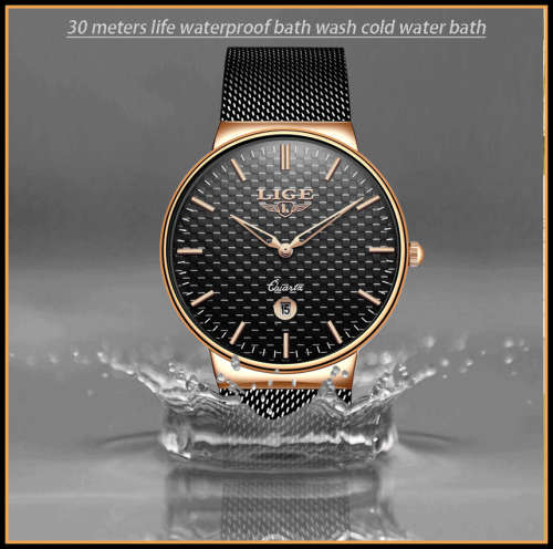** LIGE 9867 -*CELEBRITIES CHOICE ! Ladies Quality Watch!* Do not RUST or FADE **