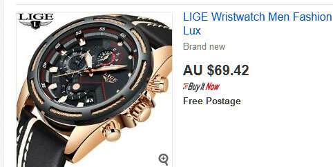 *LIGE 9882 Top Luxury *6 Hands* Chronograph Watch Men*FULL HOUSE