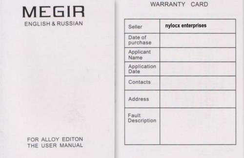 *FREE SHIPPING *  Megir 2011 - Chronograph Watch * 6 HANDS* Black SS  Strap*