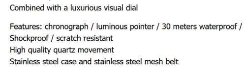 FREE SHIPPING: -SPORT* LIGE 9929-*Top Luxury  Steel *6 Hands* Watch Men*  Black-