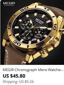 *** Megir Brand**( 2094) Top Watch* New Generation Luxury Men * Wristwatch CHRONOGRAPH * 6 HANDS *