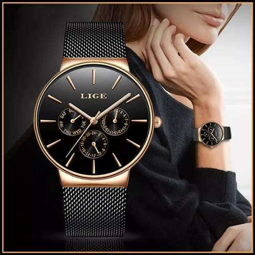 LIGE 9868 - MilanTop Brand Luxury Waterproof Ultra Thin Multifunction Watch