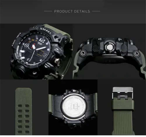 **SMAEL* SL-1545 * Multifunction Military Sport watch with Brand Box ~Big Dial (51mm )~