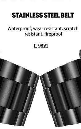 CLASSIC - Business Men LIGE 9982  Luxury * FULL* Steel *6 Hands* Chronograph Watch Men- FULL HOUSE*