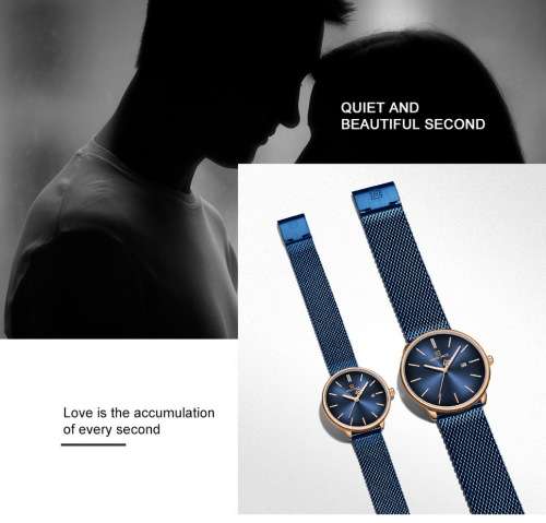 *Naviforce 3012 *  - Ladies Lovely Quality Fashion Watch *All Steel* Blue* 2 Sizes *