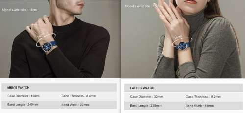 *Naviforce 3012 *  - Ladies Lovely Quality Fashion Watch *All Steel* Blue* 2 Sizes *