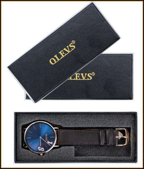 OLEVS  5872-Top Brand Luxury Waterproof Ceramic & Stainless Steel Strap Watch- WHITE