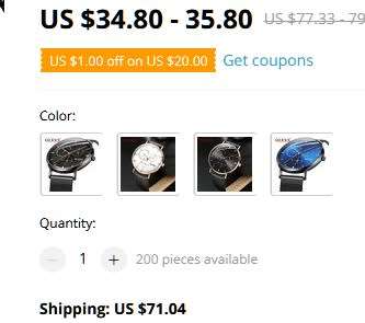 OLEVS  5880 -*UNISEX* MilanTop Brand Luxury Waterproof Ultra Thin Steel Blue/Black Watch