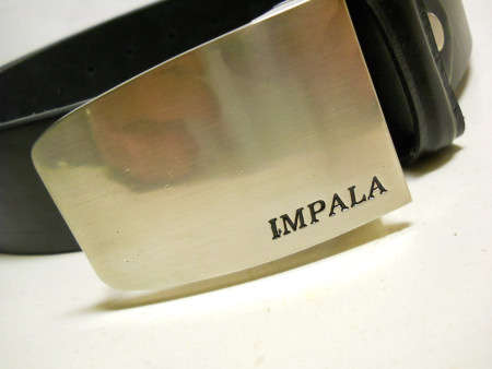 IMPALA ***GENUINE LEATHER BLACK BELT****