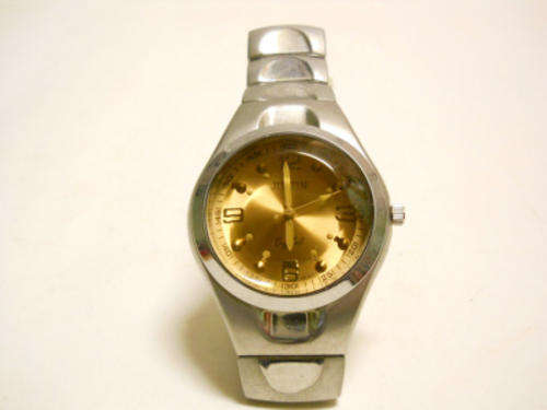 --- JUSTIN MENS STEEL WATCH---