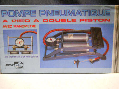 "POMPE PNEUMATIQUE" ***DOUBLE PISTON FOOT PUMP***