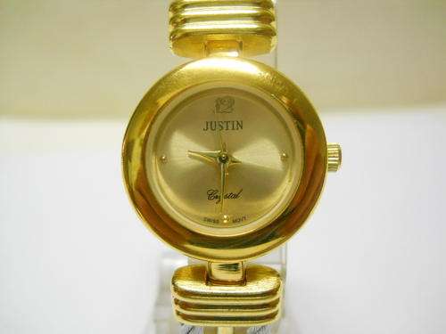-MODERN JUSTIN  LADIES  WATCH-GOLD COLORED