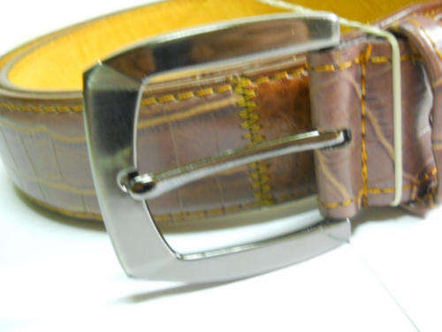 GOOD QUALITY GENTLEMANS TWO TONE BROWN  BELT