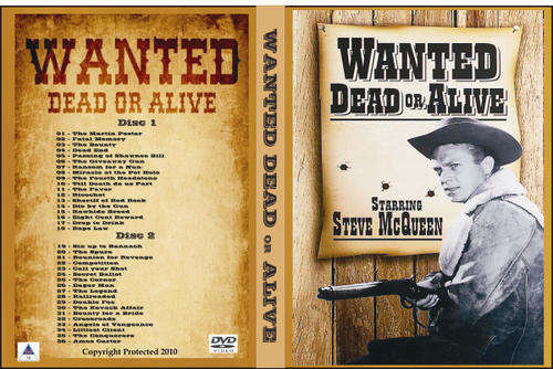 ---WANTED--DEAD OR ALIVE***WESTERN SERIES****   EPISODES-1-18 CLASSIC---
