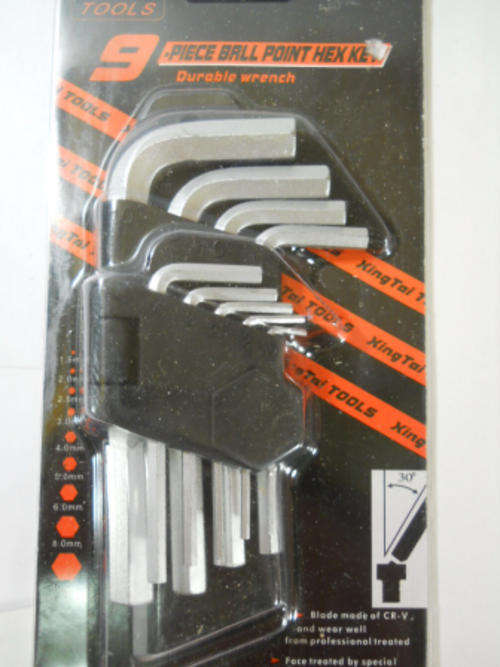 ****9 PC BALL POINT HEX KEY****