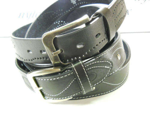 2 X FASHION BLACK BELTS ******