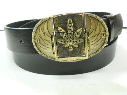 *****LIGHTER BUCKLE BLACK  BELT ******