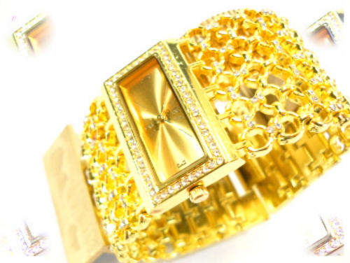 *****QUEEN OF BRACELET WATCHES*****GOLDEN EXTRAVAGANZA*****