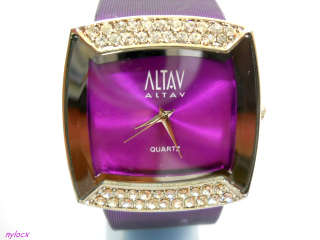 -ALTAV LADIES HIGH FASHION PURPLE  WATCH-