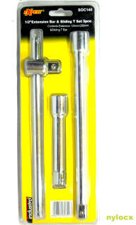 ****INDUSTRO EXPERT EXTENSION BAR SET ****1/2" DRIVE**3PCE