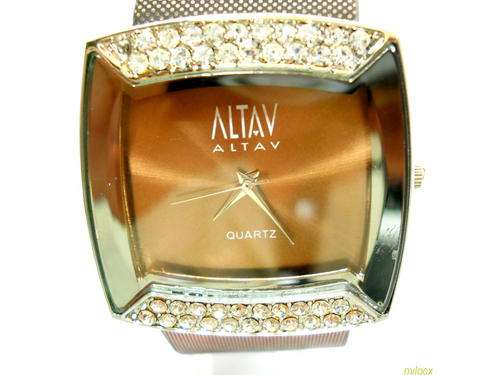 -ALTAV LADIES HIGH FASHION HONEY GOLD  WATCH-