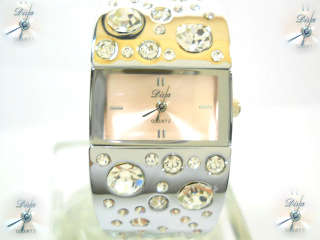 -MODERN DIVA  LADIES BANGLE WATCH-SILVER EYEFUL-