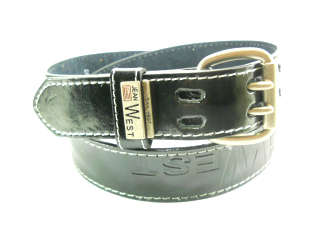 JEAN WEST BUCKLE****BLACK  BELT ******