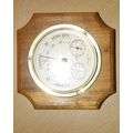 A French... Brass&Wood Barometer...........3 in 1.....