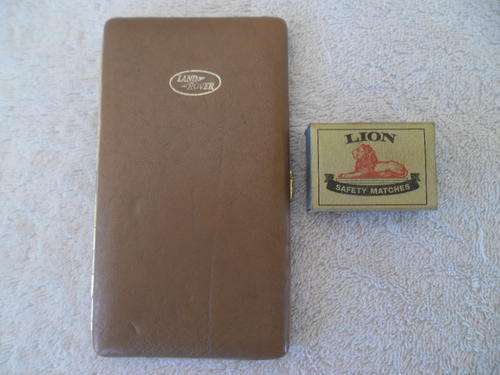vintage land rover cigarette holder case