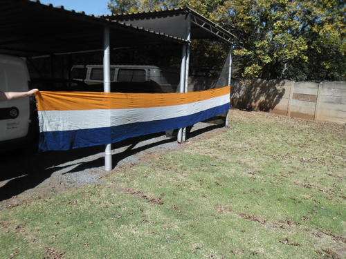 7 meters long material of the old South Africa flag
