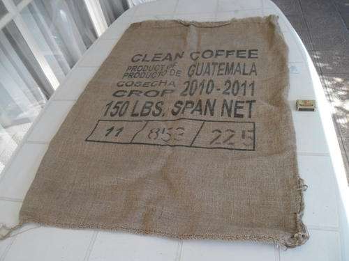 large Hessian bag