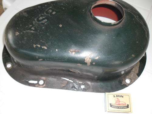 vintage BSA metal side cover for a stationary engine