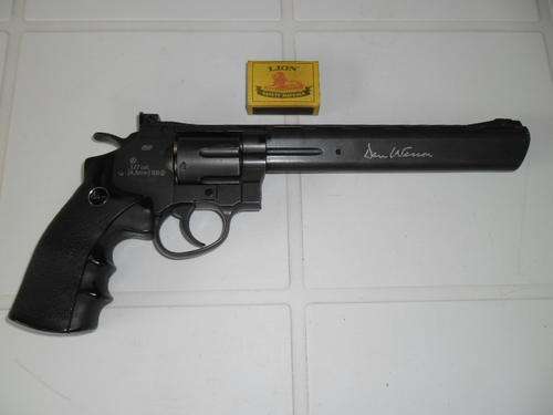 very large ASD Dan Wesson 8" barrel revolver .177cal (4,5 mm) CO2 gas air gun