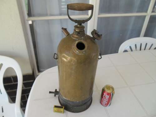 Very rare brass & metal multispray grand central airport can size 520mm high see is what you get