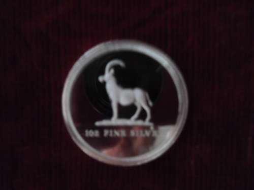 1oz fine silver Rhodesia the Livingstone mint proof medal Postage R60