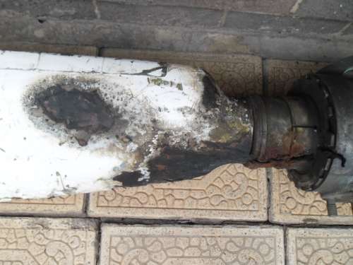 Large wood and steel aircraft propeller weighs 33kg size 2 meter long see condition