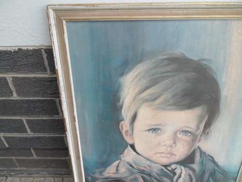 2 old large prints no glass size is 545mm x 750mm see condition postage is R140