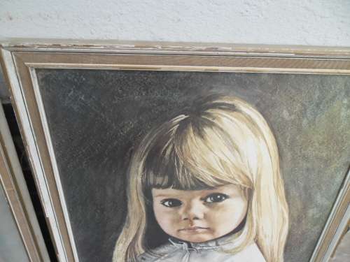 2 old large prints no glass size is 545mm x 750mm see condition postage is R140