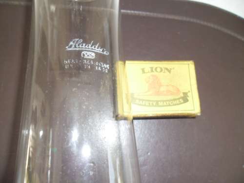 Old Aladdin no. 21 lamp 600mm high made in England postage is R80