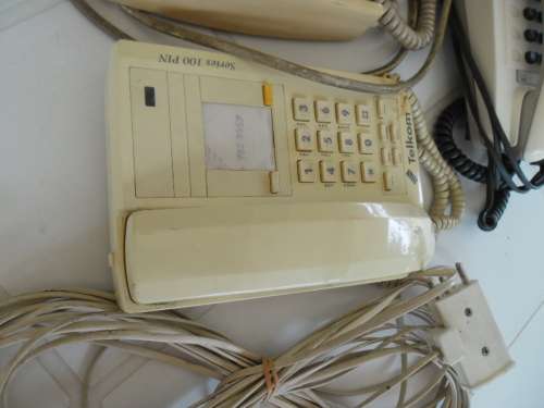 3 vintage telephones complete not tested postage is R90