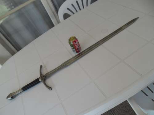 Stunning decorated heavy 1090mm long metal blade sword collection only by buyer