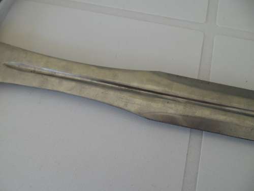 Stunning decorated heavy 1090mm long metal blade sword collection only by buyer